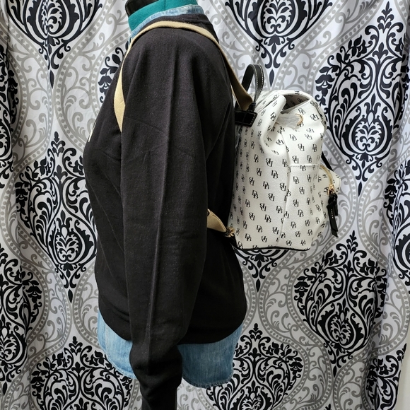 Rare DB White Gretta Monogram Backpack - Picture 2 of 16